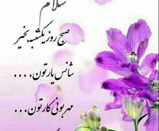 عکس صبح روز شنبه بخیر