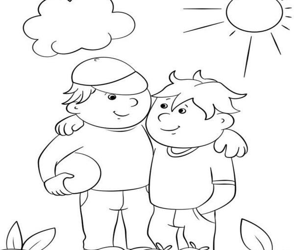 عکس نقاشی روز دوستی