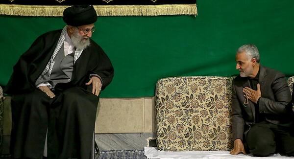 عکس حضرت آقا و حاج قاسم سلیمانی
