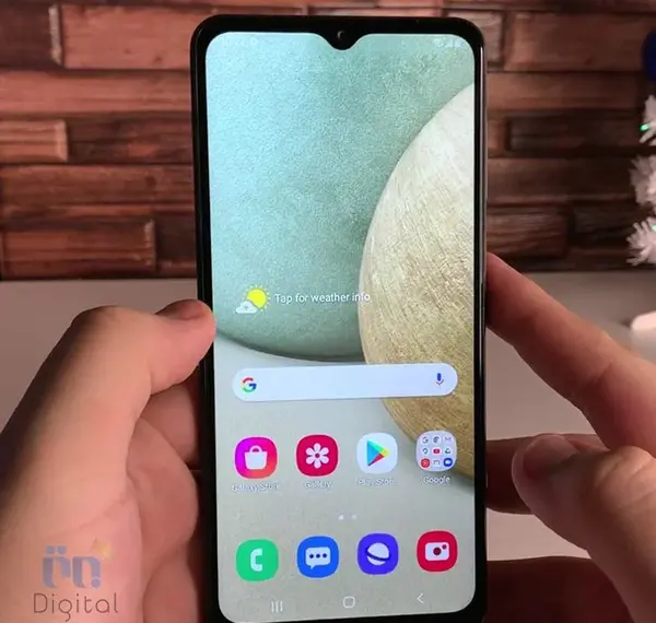 عکس گرفتن از صفحه گوشی a12