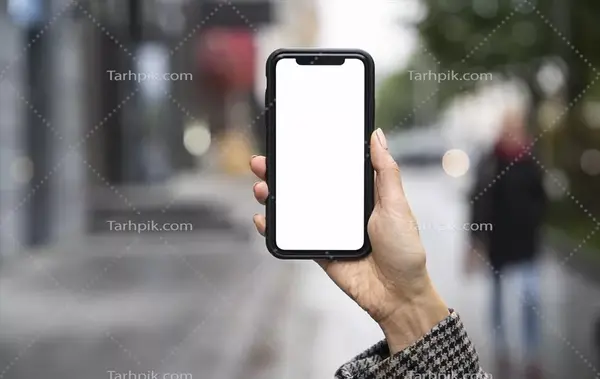 عکس گوشی با صفحه سفید