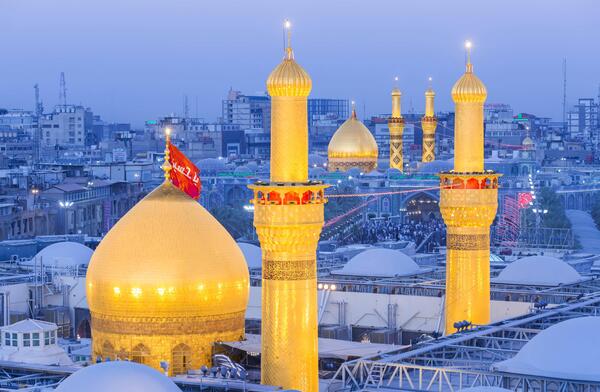 عکس هنری از بین الحرمین