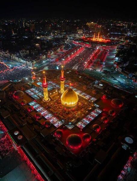 عکس تصویر هوایی بین الحرمین با کیفیت