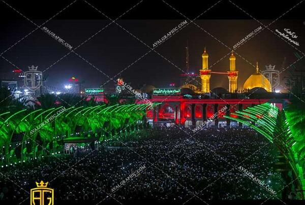 عکس تصویر هوایی بین الحرمین با کیفیت