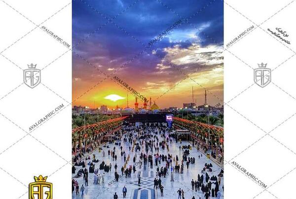 عکس تصویر هوایی از بین الحرمین