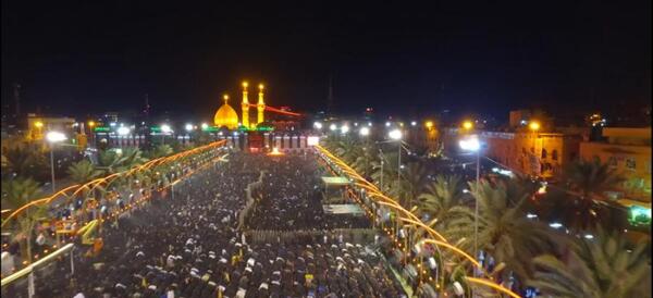 عکس تصویر هوایی از بین الحرمین