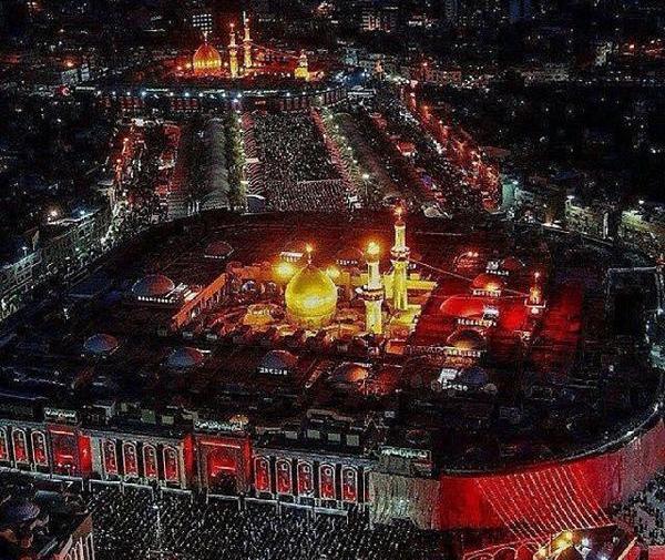 عکس نمای بالا بین الحرمین
