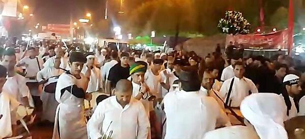 عکس قمه زنی در بین الحرمین