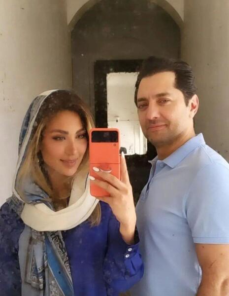 عکس بهرام رپر و همسرش