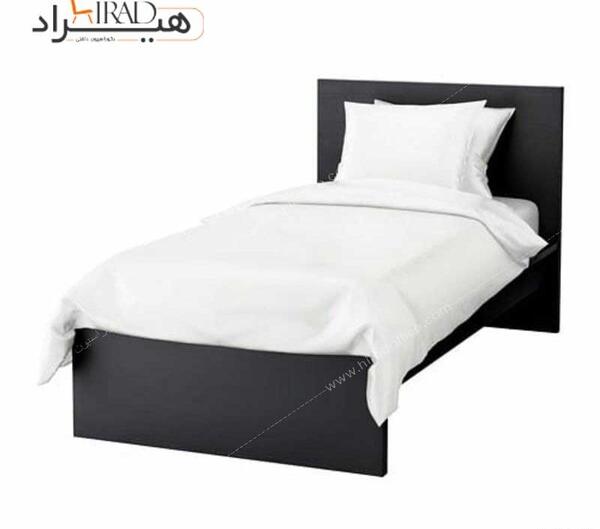 عکس تخت خواب سفید یک نفره