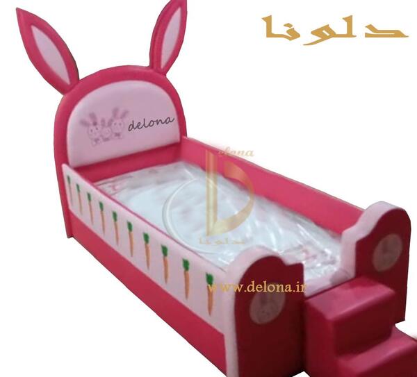 عکس تخت خواب دخترانه خرگوشی