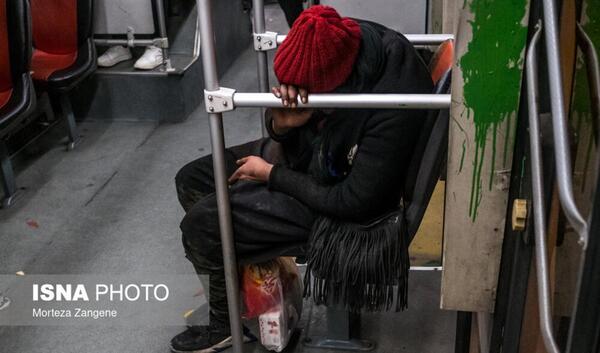 عکس جای خواب اتوبوس