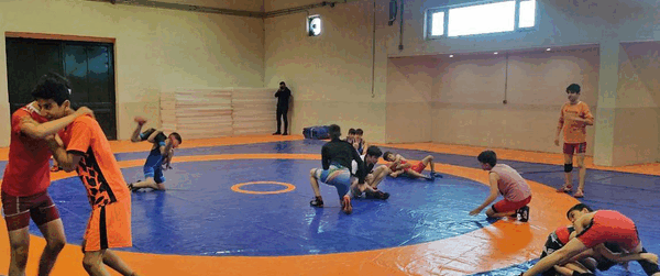 عکس ورزش کشتی در آذربایجان