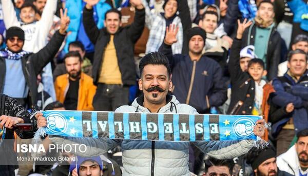عکس ورزشگاه ازادی بازی استقلال و النصر