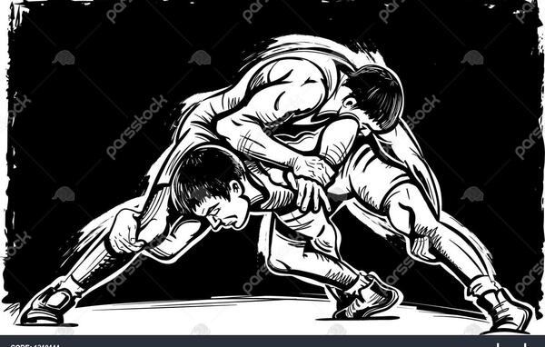 عکس ورزش کشتی برای پس زمینه