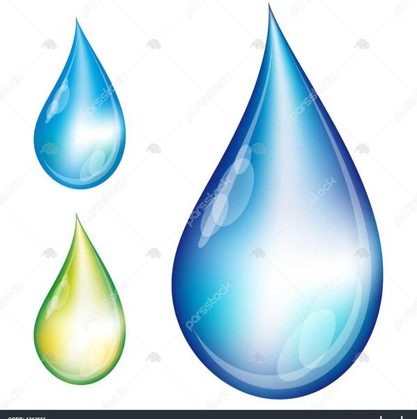 عکس قطره آب واقعی