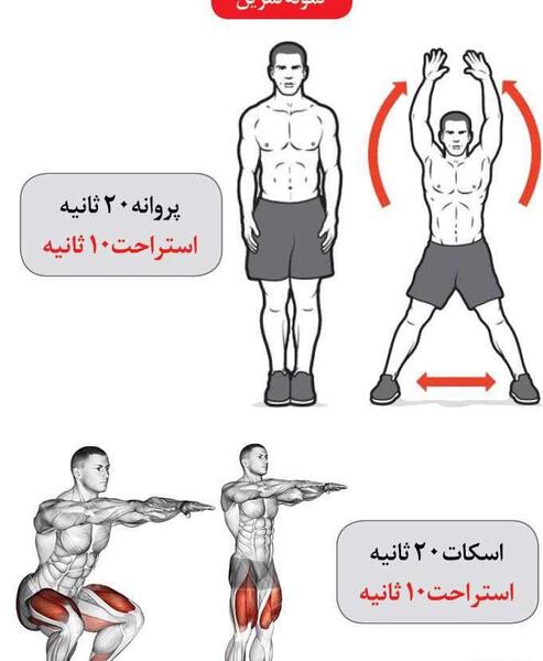 عکس ورزش برای چربی سوزی