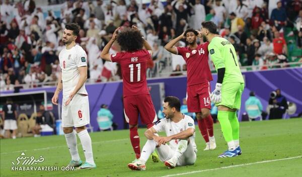 عکس کل بازیکنان قطر