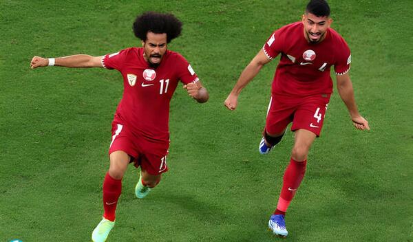 عکس بازیکن قطر اکرم عفیف
