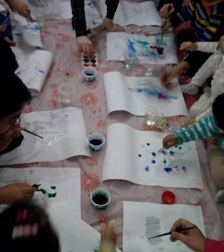 عکس نقاشی با قطره چکان