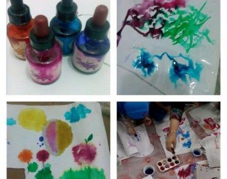 عکس نقاشی با قطره چکان