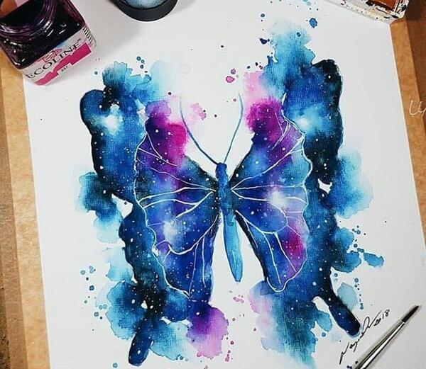 عکس نقاشی با قطره چکان