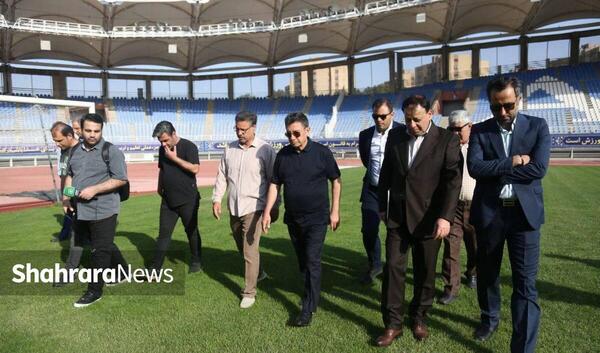 عکس چمن ورزشگاه امام رضا