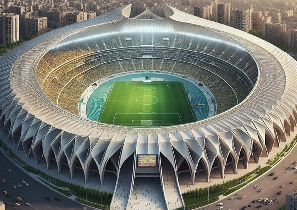 عکس ورزشگاه استقلال هوش مصنوعی