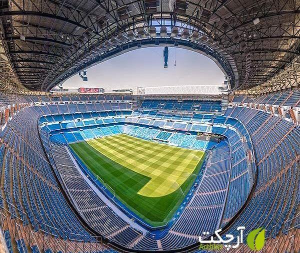 عکس جدید ورزشگاه سانتیاگو برنابئو