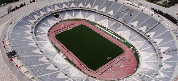 عکس از بالای ورزشگاه آزادی