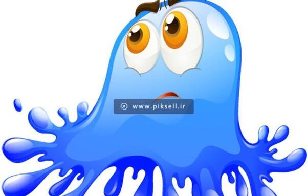 نقاشی عکس قطره آب کارتونی