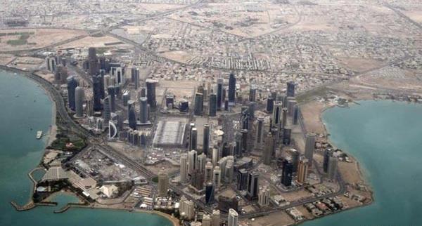 عکس کشور قطر از بالا