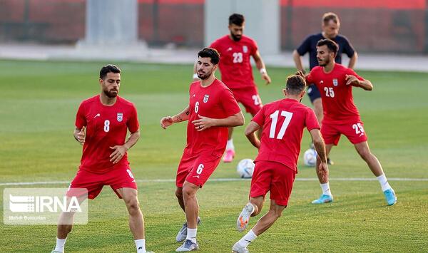 عکس تیم ملی فوتبال در قطر