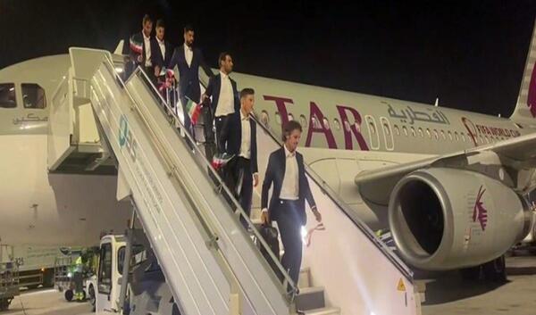 عکس تیم ملی فوتبال در قطر