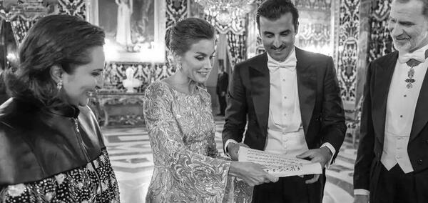 عکس زن ایرانی امیر قطر