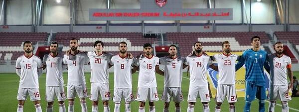 عکس تیمی ایران مقابل قطر