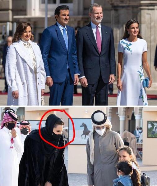عکس همسر پادشاه قطر