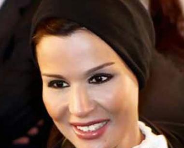 عکس همسر پادشاه قطر