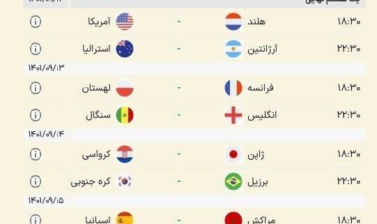 عکس گروه های جام جهانی
