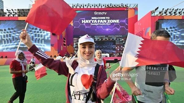 عکس زنان در جام جهانی قطر
