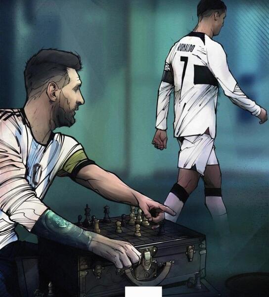 عکس جام جهانی رونالدو و مسی
