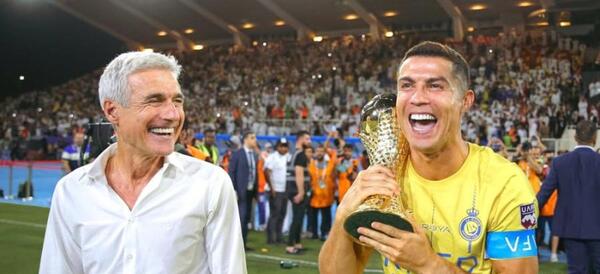 عکس جام جهانی رونالدو در النصر
