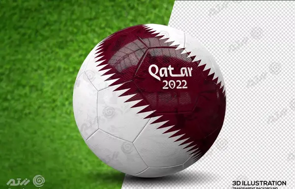 عکس جام جهانی و توپ