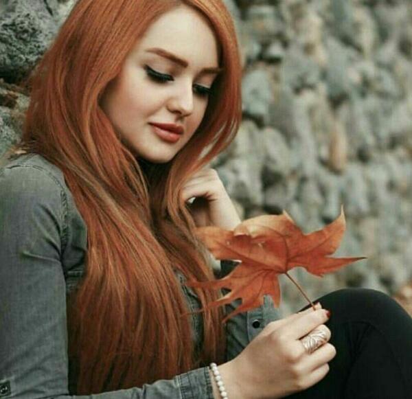عکس دختر پاییزی کیوت