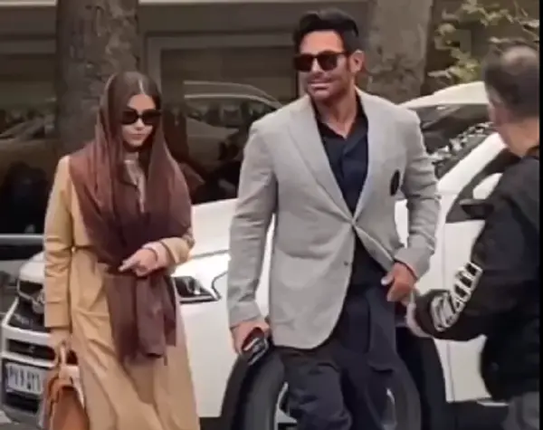 عکس بازیگر محمد رضا گلزار و همسرش