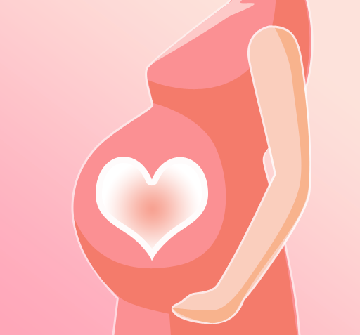 عکس خانم باردار کارتونی