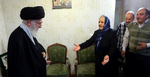 عکس خانم اقای خامنه ای
