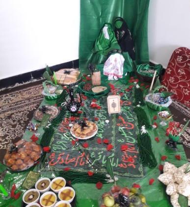 عکس سفره خانم رقیه