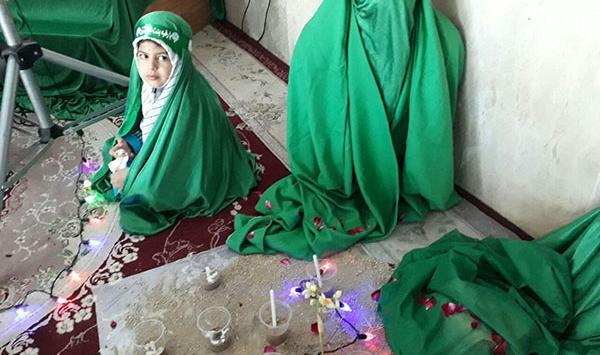 عکس سفره خانم رقیه