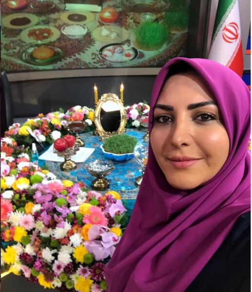 عکس خانم شریفی مقدم مجری شبکه خبر